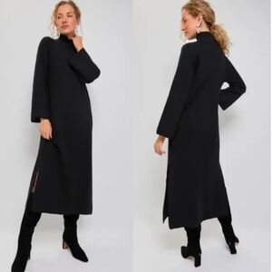 Tuckernuck Pomander Place Vivianne Shimmer Maxi Sweater Dress NoirBlack, NWT (L)